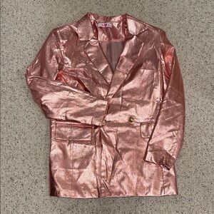 Buddy Love AVERY Metallic Pink Blazer